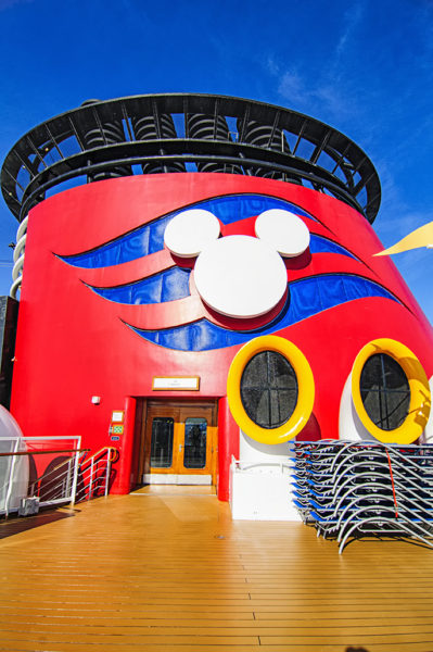 Mouse ears on the Disney Magic