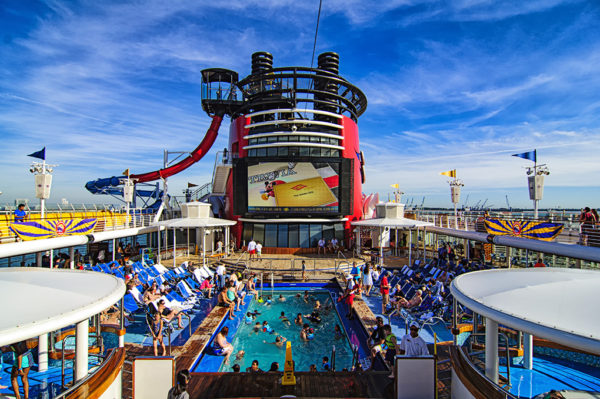 Pool views from the Disney Magic