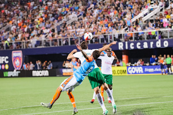 Battle for the ball