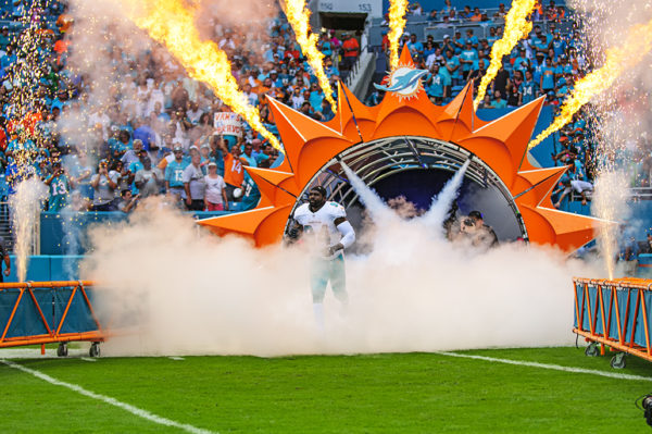 Lawrence Timmons runs out of the tunnel