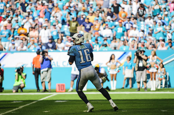 Matt Cassel in the pocket